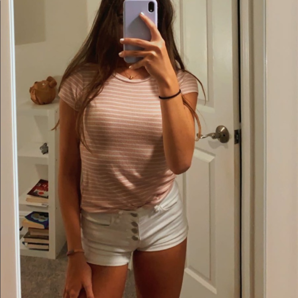 Striped Soft and Sexy American Eagle Top